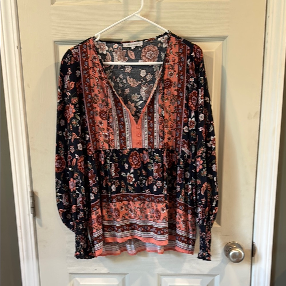 Miss Sparkling Long Sleeve Blouse